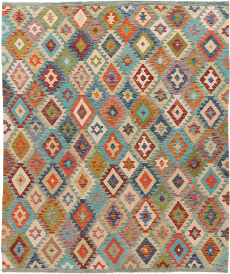 Tapete afegão Kilim Afegão 295x245 295x245, Tapete persa Tecido à mão