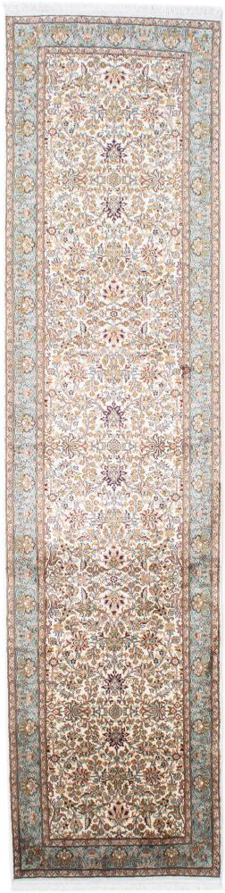 Tappeto indiano Cachemire di Seta 299x74 299x74, Tappeto persiano Annodato a mano
