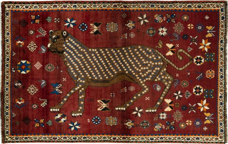 Tapete persa Persian Gabbeh Velho 193x123 193x123, Tapete persa Atado à mão