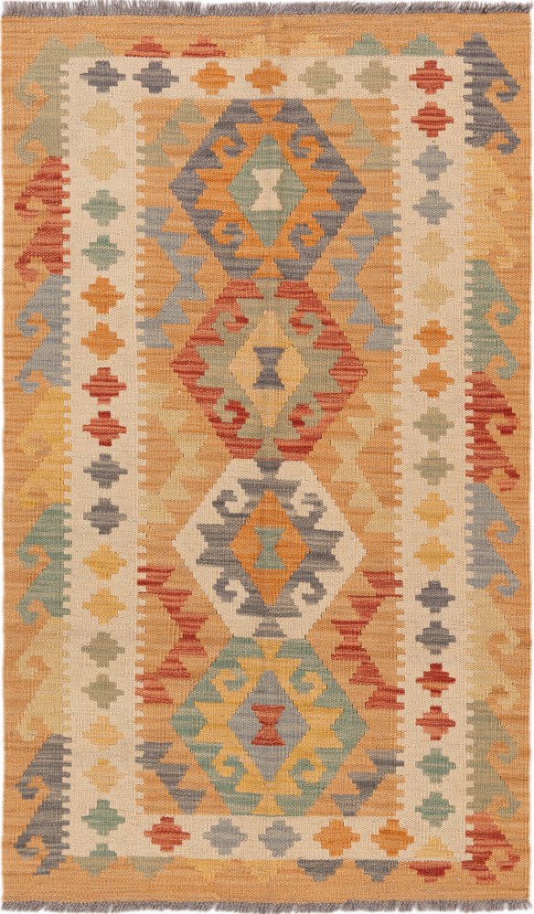 Afghanischer Teppich Kelim Afghan 131x78 131x78, Perserteppich Handgewebt