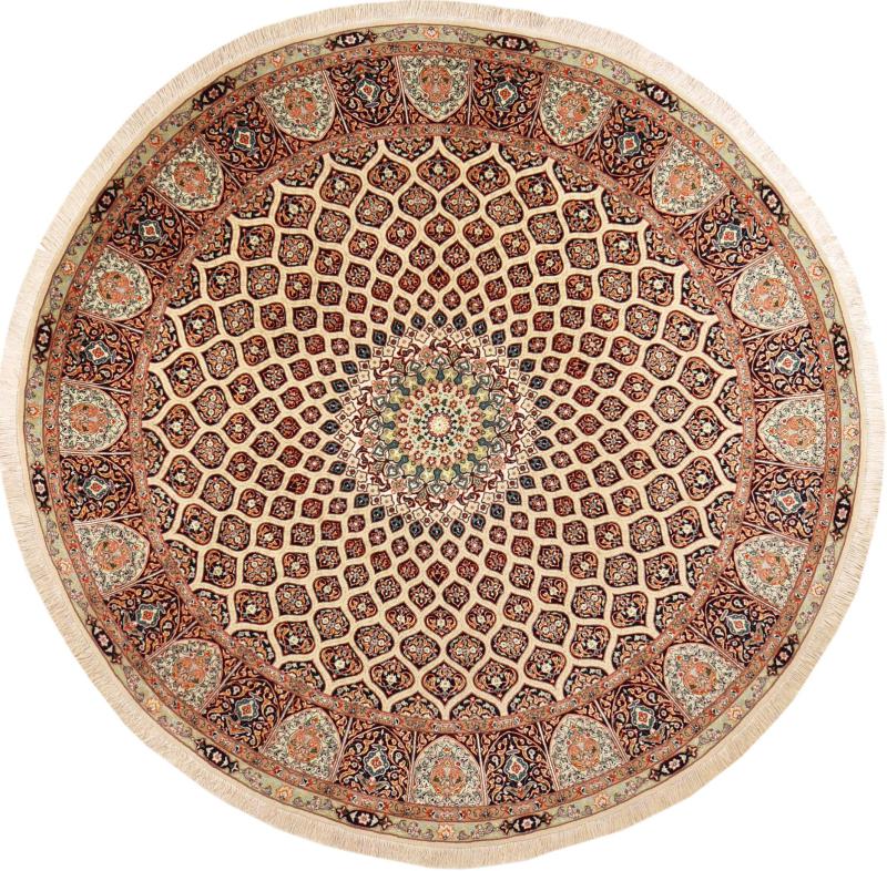 Persian Rug Tabriz 60Raj 296x296 296x296, Persian Rug Knotted by hand