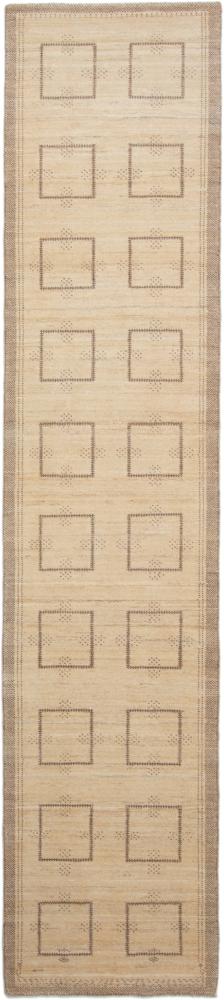 Persian Rug Persian Gabbeh Design 344x74 344x74, Persian Rug Knotted by hand