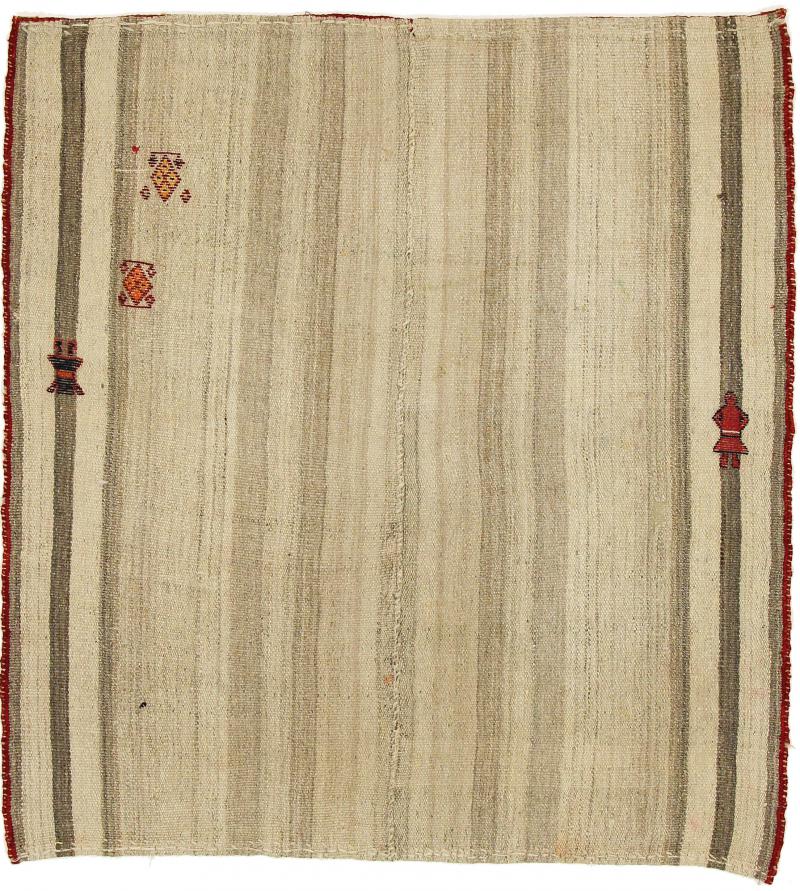 Tapis persan Kilim Fars 171x157 171x157, Tapis persan Tissé à la main