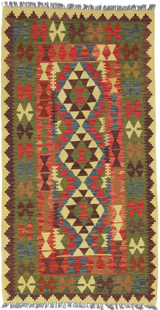 Tapete afegão Kilim Afegão 201x103 201x103, Tapete persa Tecido à mão