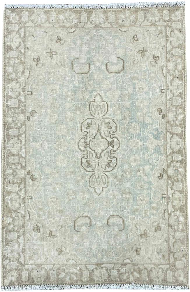 Persian Rug Vintage 2'9"x1'10" 2'9"x1'10", Persian Rug Knotted by hand