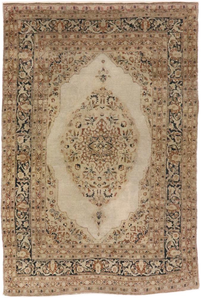 Tapete persa Tabriz Haj Jalili Velho 182x125 182x125, Tapete persa Atado à mão