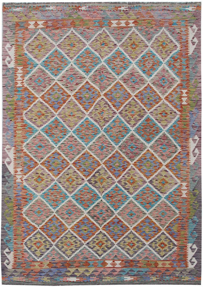 Tapete afegão Kilim Afegão 251x177 251x177, Tapete persa Tecido à mão