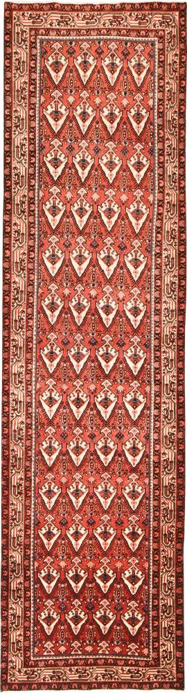 Persian Rug Hamadan 13'0"x3'5" 13'0"x3'5", Persian Rug Knotted by hand