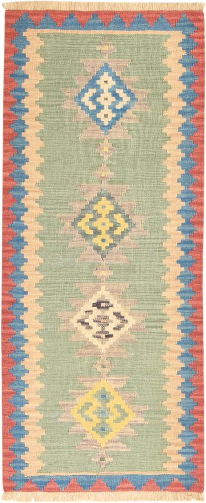 Tapis persan Kilim Fars 205x85 205x85, Tapis persan Tissé à la main