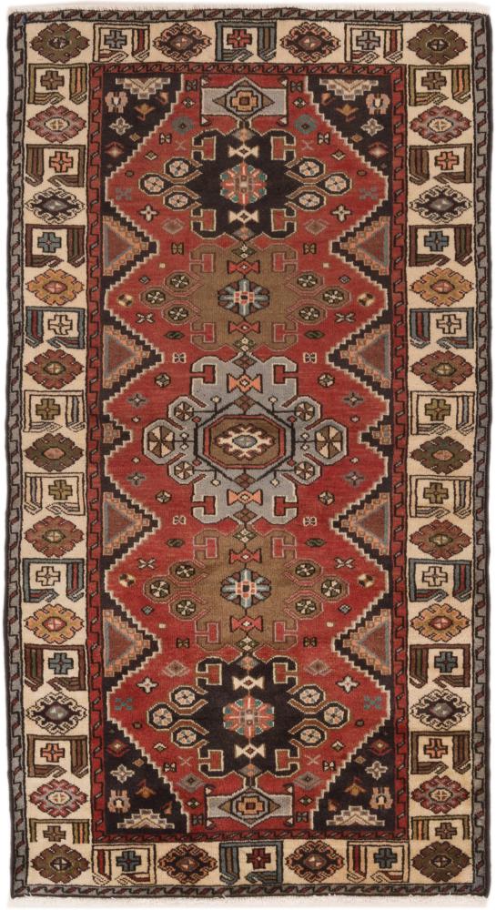 Persian Rug Hamadan 186x99 186x99, Persian Rug Knotted by hand
