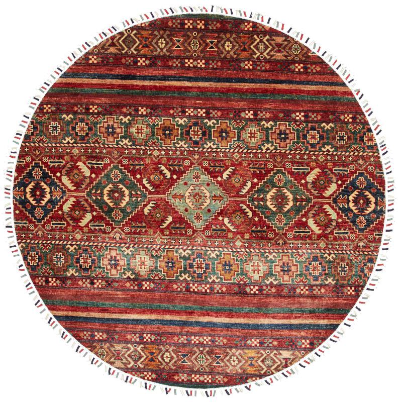 Pakistaans tapijt Arijana Shaal 144x144 144x144, Perzisch tapijt Handgeknoopte