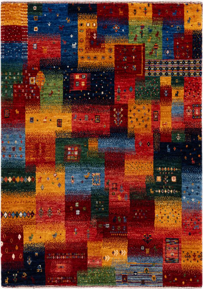 Tapete persa Persa Gabbeh Loribaft Atelier 121x88 121x88, Tapete persa Feito à mão