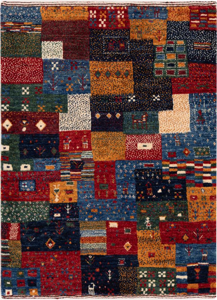 Perzisch tapijt Perzisch Gabbeh Loribaft Nowbaft 88x64 88x64, Perzisch tapijt Handgeknoopte