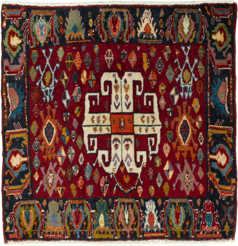 Persian Rug Shiraz 66x67 66x67, Persian Rug Knotted by hand