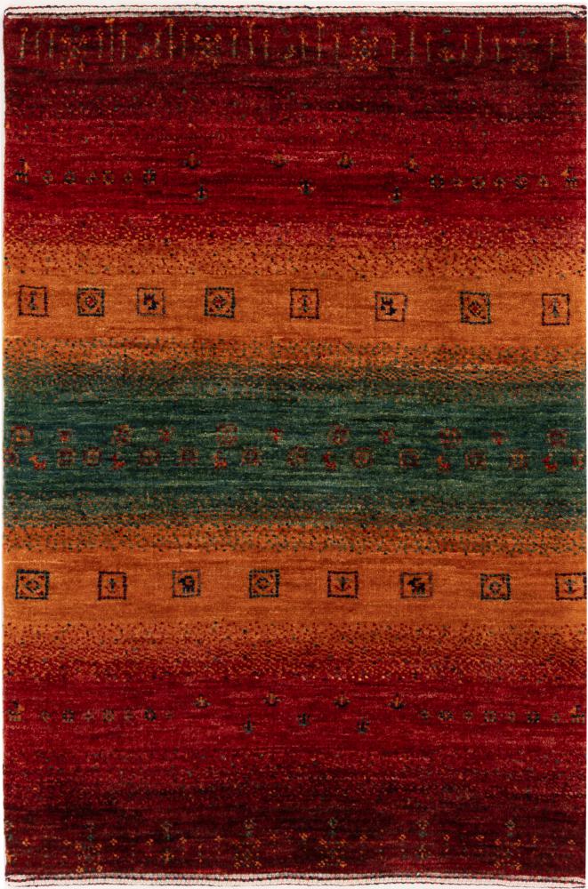 Perzisch tapijt Perzisch Gabbeh Loribaft Nowbaft 92x63 92x63, Perzisch tapijt Handgeknoopte