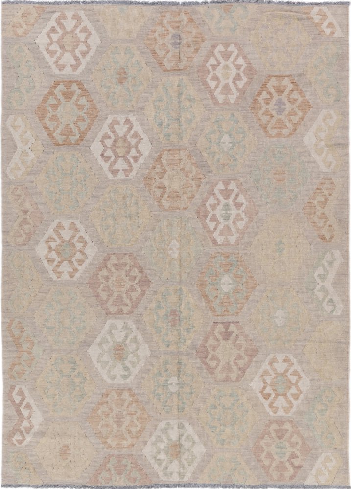 Tapis afghan Kilim Afghan 242x177 242x177, Tapis persan Tissé à la main