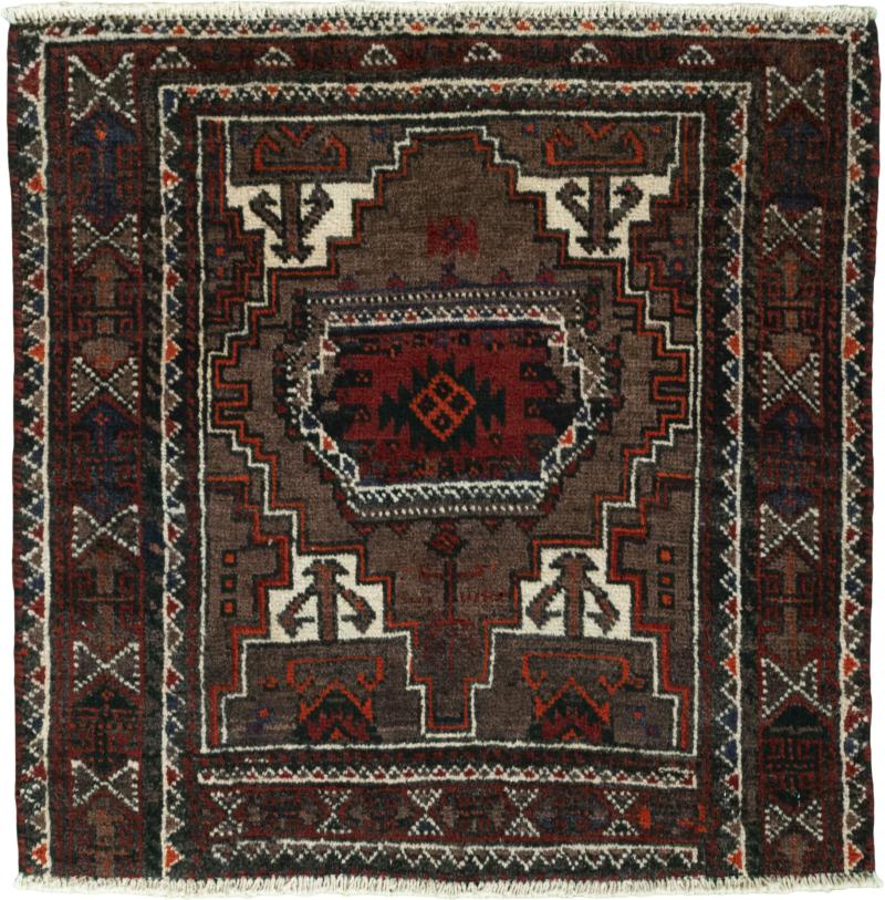 Tapis persan Shiraz 70x70 70x70, Tapis persan Noué à la main