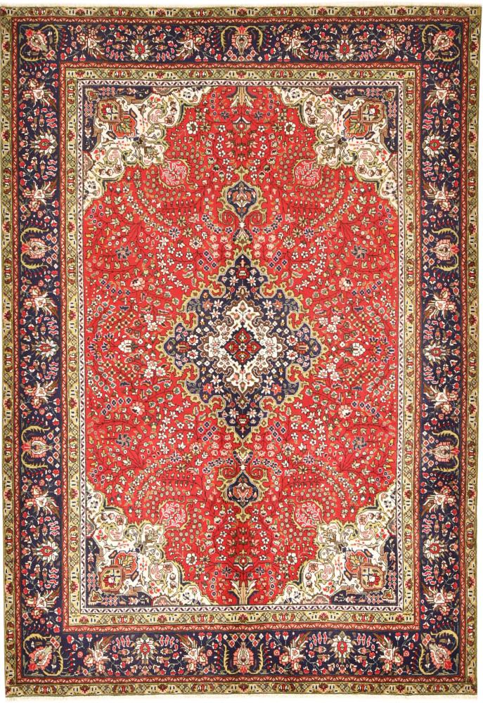 Tapete persa Tabriz 274x189 274x189, Tapete persa Atado à mão