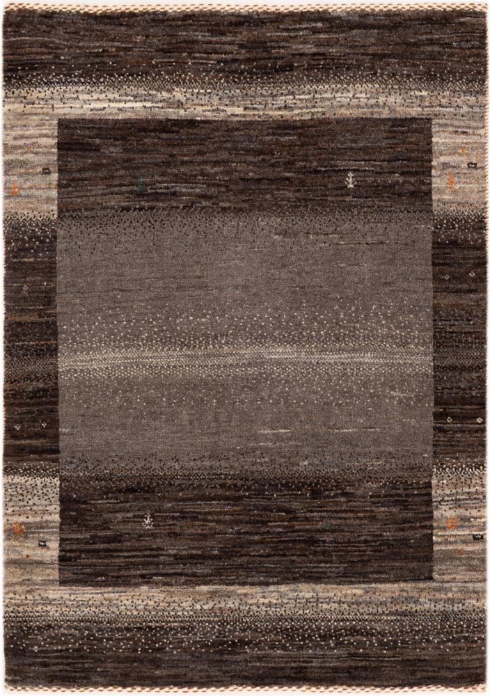 Persian Rug Persian Gabbeh Loribaft Atash 3'9"x2'8" 3'9"x2'8", Persian Rug Knotted by hand