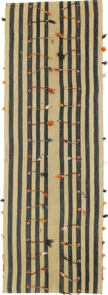 Tapete persa Kilim Fars 335x113 335x113, Tapete persa Tecido à mão