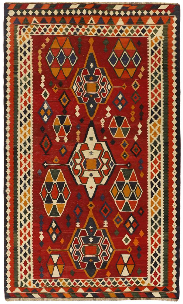 Tappeto persiano Kilim Fars 9'5"x5'5" 9'5"x5'5", Tappeto persiano Tessuto a mano