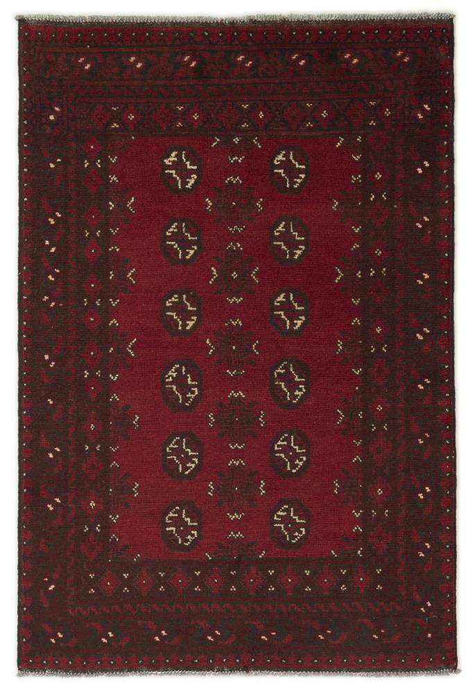 Afghansk tæppe Afghan Akhche 143x97 143x97, Persisk tæppe Knyttet i hånden