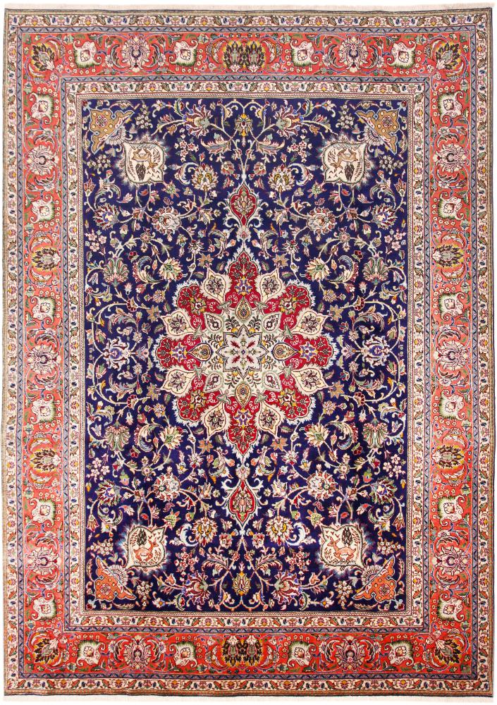 Tapete persa Tabriz 342x246 342x246, Tapete persa Atado à mão