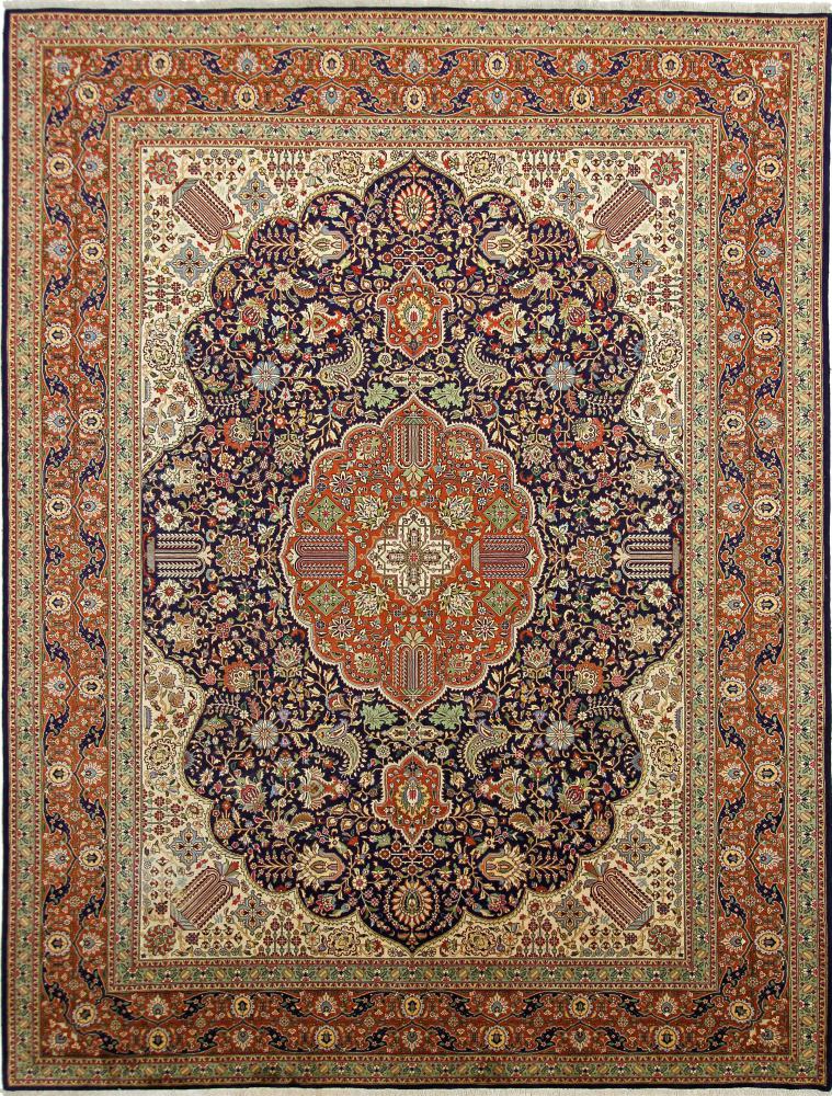 Perzsa szőnyeg Tabriz 13'0"x9'10" 13'0"x9'10", Perzsa szőnyeg Kézzel csomózva