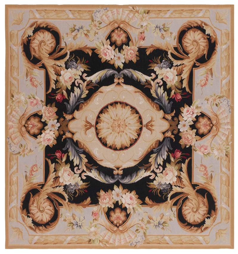 Tapete chinesa Kelim Aubusson 207x199 207x199, Tapete persa Tecido à mão
