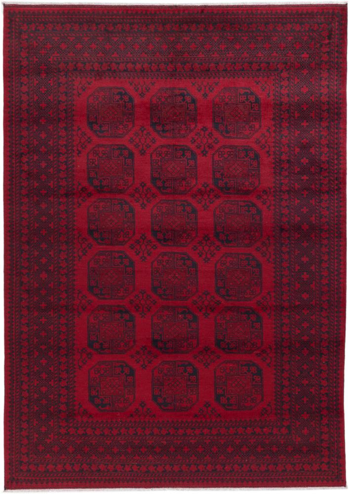 Afghan rug Afghan Akhche 9'3"x6'8" 9'3"x6'8", Persian Rug Knotted by hand