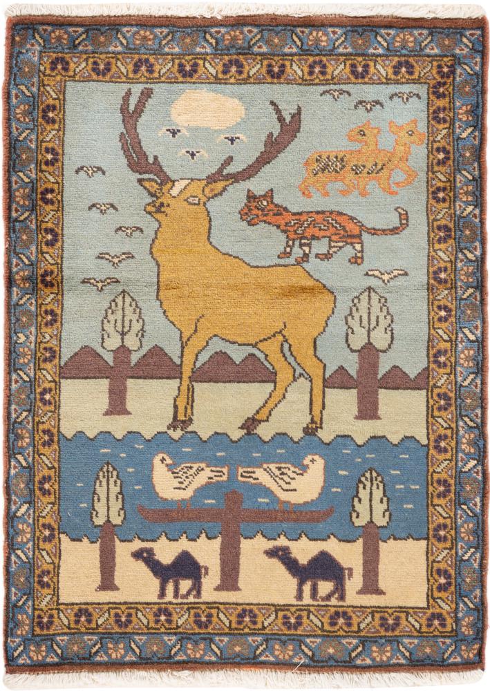 Perserteppich Ardebil 95x70 95x70, Perserteppich Handgeknüpft