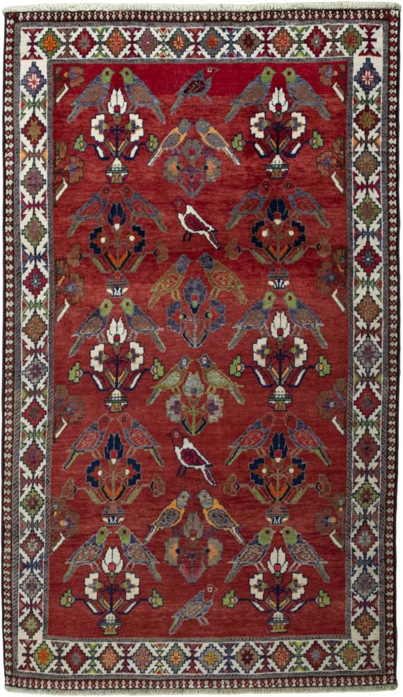 Tapis persan Shiraz 242x141 242x141, Tapis persan Noué à la main