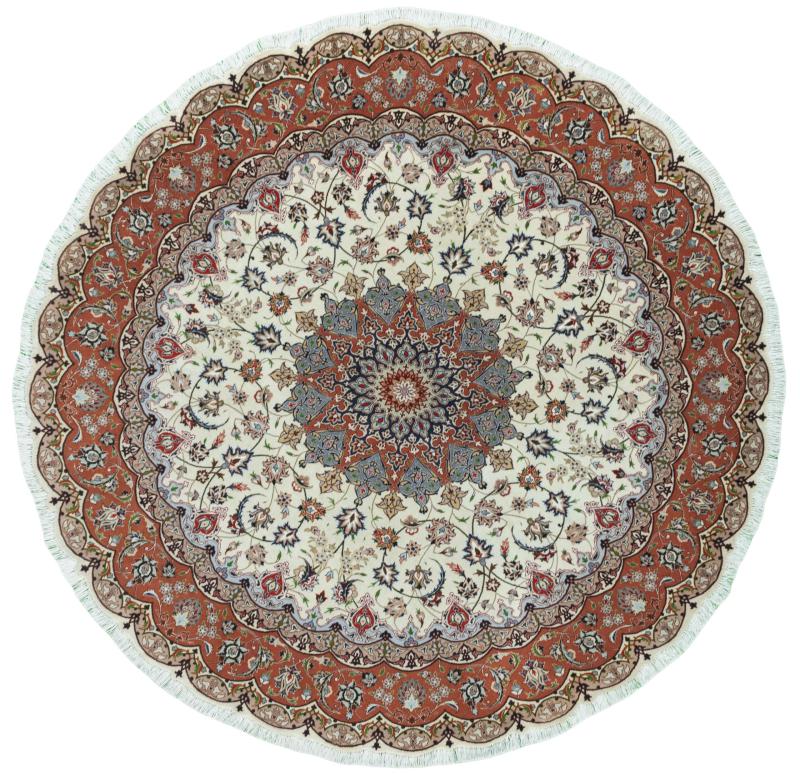 Perzisch tapijt Tabriz 50Raj 197x195 197x195, Perzisch tapijt Handgeknoopte