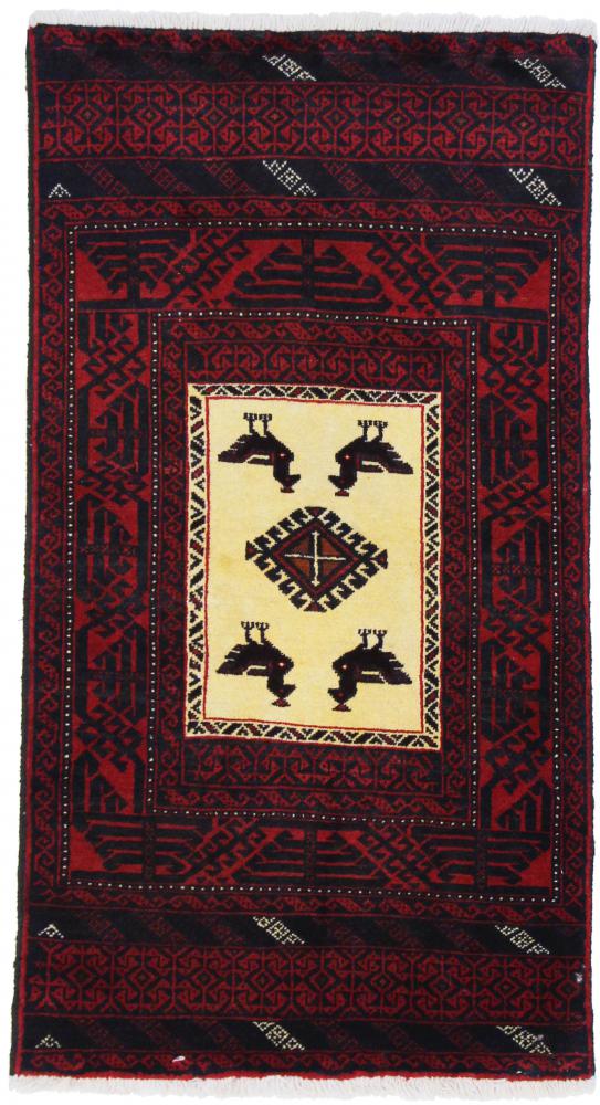 Tapete persa Balúchi 161x87 161x87, Tapete persa Atado à mão