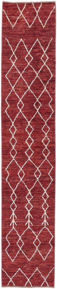 Afghan rug Berber Design 447x84 447x84, Persian Rug Knotted by hand