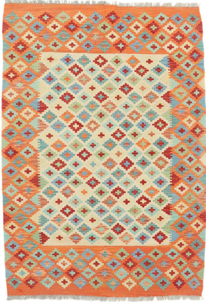 Tapete afegão Kilim Afegão 179x126 179x126, Tapete persa Tecido à mão