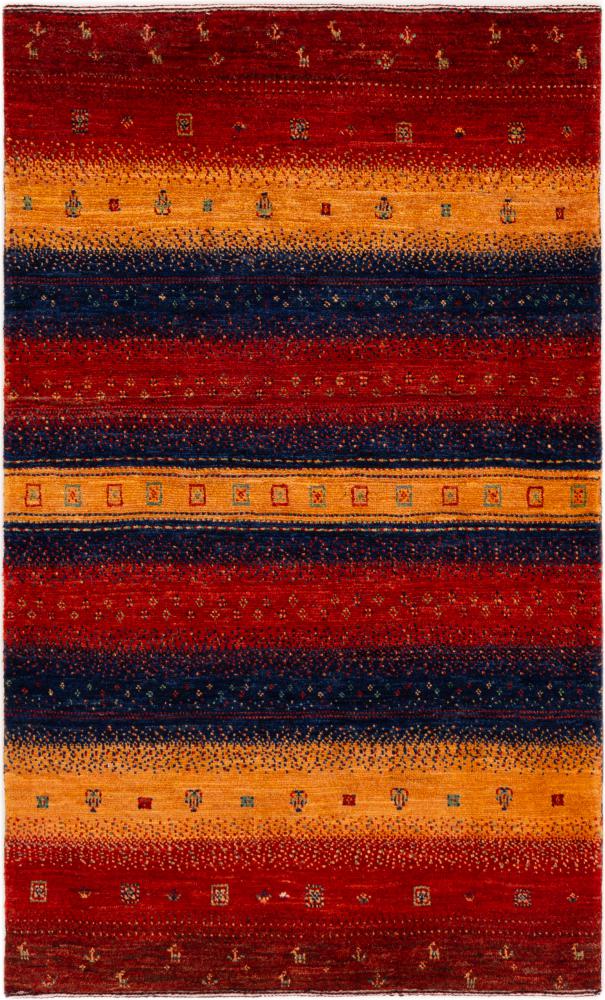 Alfombra persa Persia Gabbeh Loribaft Atash 134x79 134x79, Alfombra persa Anudado a mano