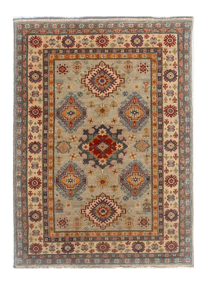 Αφγανικό χαλί Kazak Ghazni 181x125 181x125, Περσικό χαλί Οι κόμποι έγιναν με το χέρι