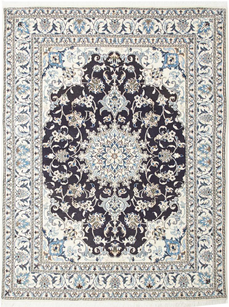 Tapis persan Naïn 201x151 201x151, Tapis persan Noué à la main