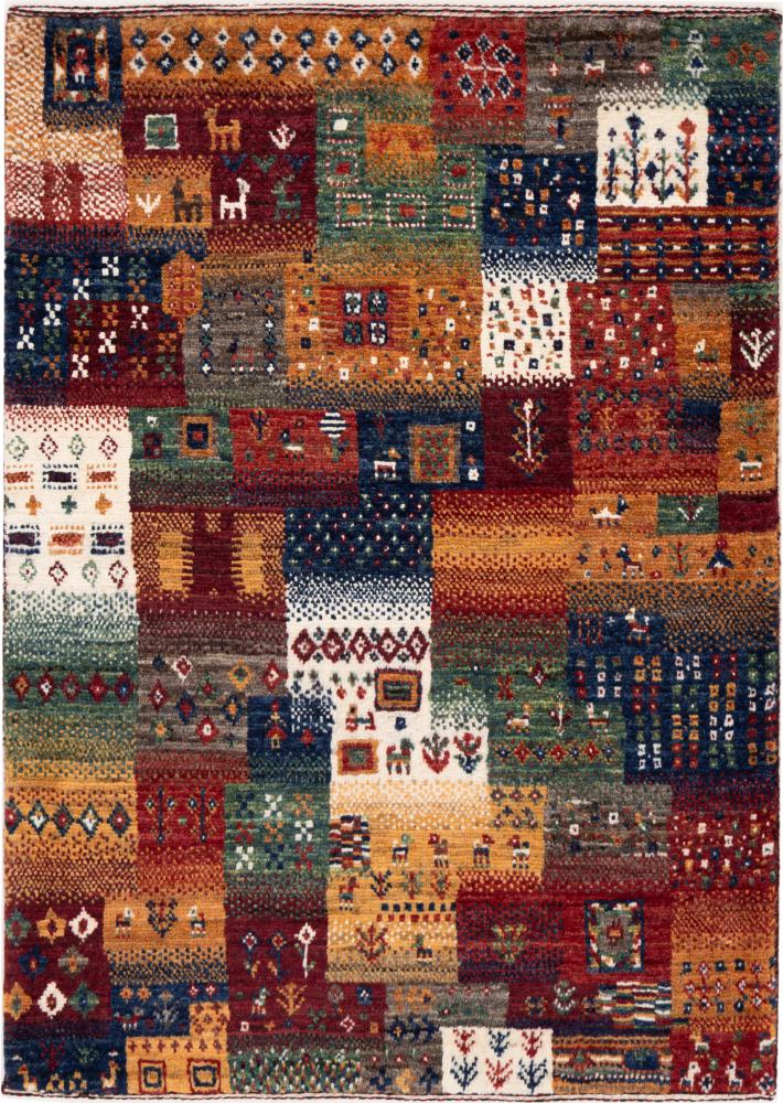 Perzisch tapijt Perzisch Gabbeh Loribaft Nowbaft 92x68 92x68, Perzisch tapijt Handgeknoopte