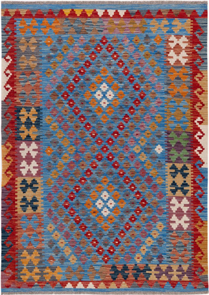 Tapis afghan Kilim Afghan 183x132 183x132, Tapis persan Tissé à la main