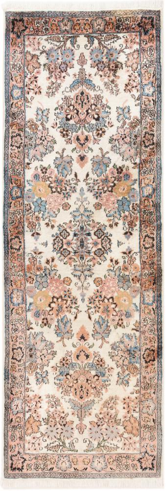Indiaas tapijt Kasjmier Zijde 184x62 184x62, Perzisch tapijt Handgeknoopte