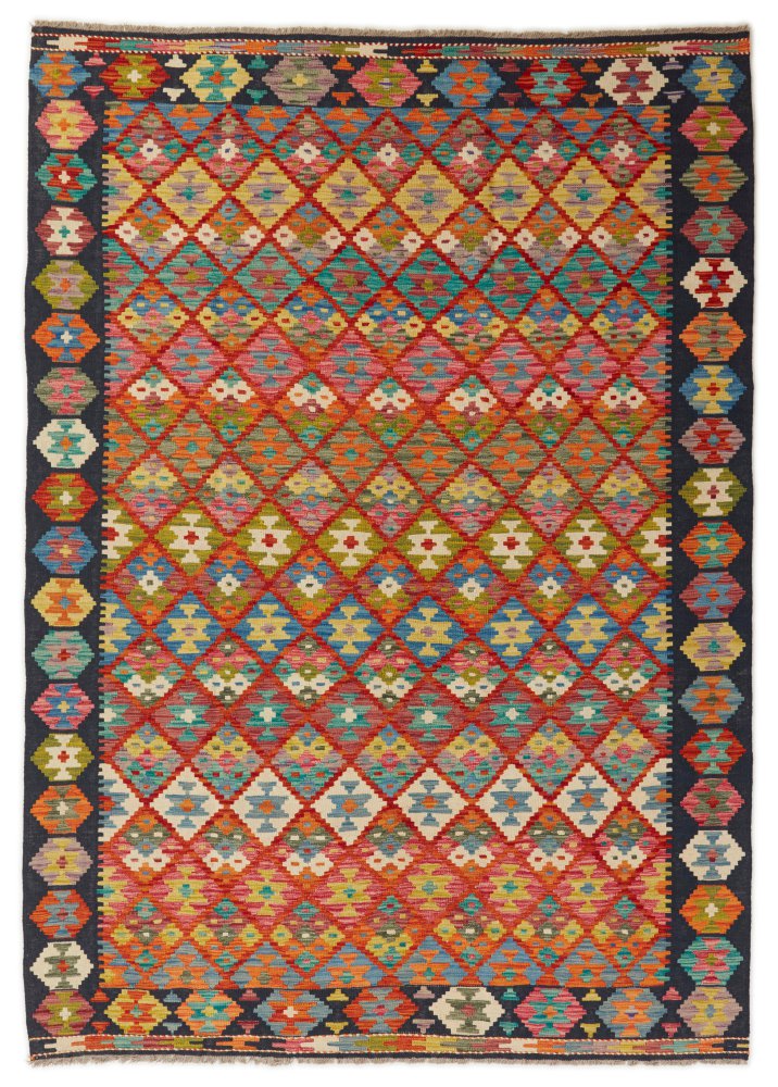 Afghaans tapijt Kilim Afghan 292x211 292x211, Perzisch tapijt Handgeweven