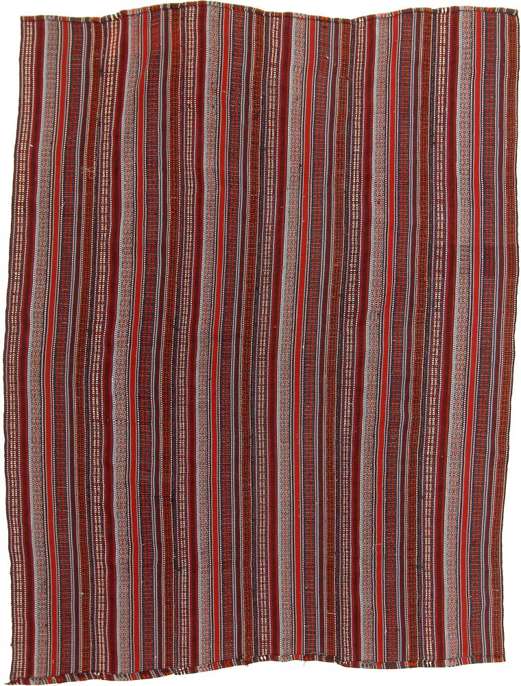 Tapete persa Kilim Fars Antigo 6'9"x5'1" 6'9"x5'1", Tapete persa Tecido à mão