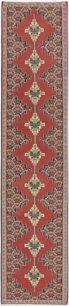 Tapete persa Kilim Senneh 394x87 394x87, Tapete persa Atado à mão