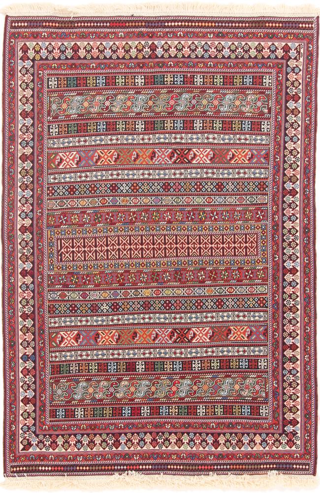 Tapete persa Kilim Soozani 151x102 151x102, Tapete persa Tecido à mão