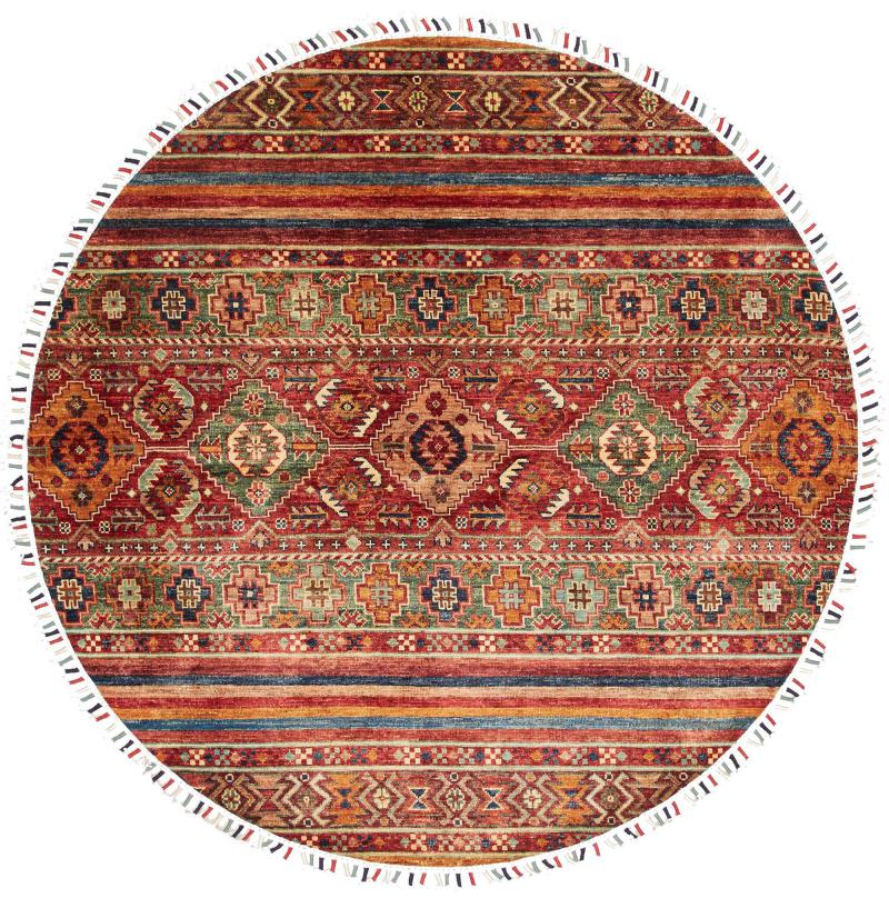 Tapis pakistanais Arijana Shaal 144x144 144x144, Tapis persan Noué à la main