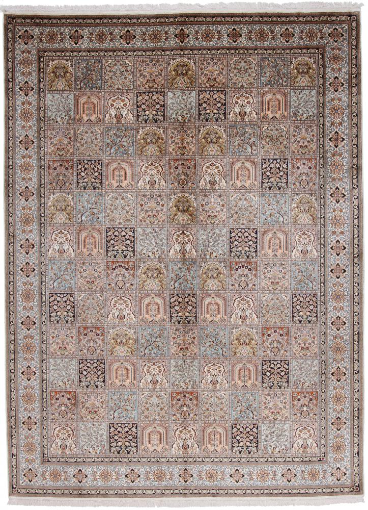 Tappeto indiano Cachemire di Seta 334x247 334x247, Tappeto persiano Annodato a mano