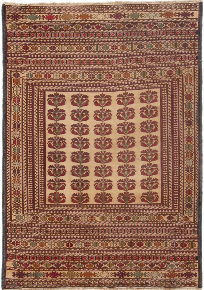 Pakistani rug Pakistan 4'4"x3'0" 4'4"x3'0", Persian Rug Knotted by hand