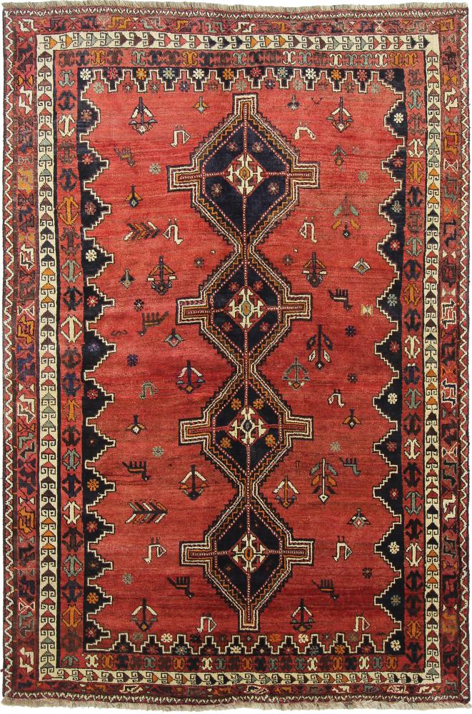 Persisk tæppe Ghashghai 256x166 256x166, Persisk tæppe Knyttet i hånden